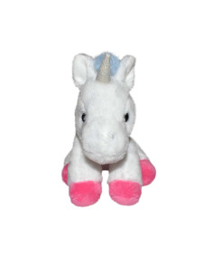WR27761,Unicorn Alb - Jucarie Plus Wild Republic 13 cm 2