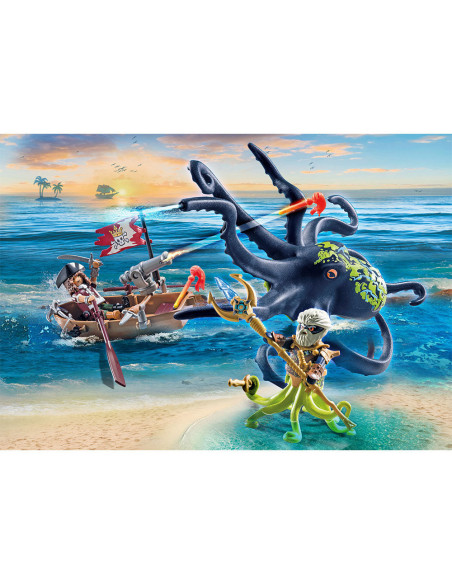 PM71419,Playmobil - Batalia Cu Cefalopodul Urias PM71419,Playmobil - Batalia Cu Cefalopodul Urias