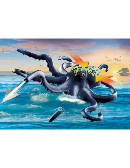 PM71419,Playmobil - Batalia Cu Cefalopodul Urias PM71419,Playmobil - Batalia Cu Cefalopodul Urias