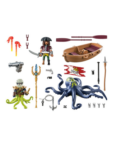 PM71419,Playmobil - Batalia Cu Cefalopodul Urias PM71419,Playmobil - Batalia Cu Cefalopodul Urias