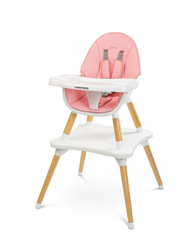 TERO-7708,Scaun de masa transformabil Caretero TUVA Pink