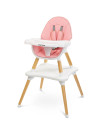 TERO-7708,Scaun de masa transformabil Caretero TUVA Pink