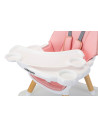 TERO-7708,Scaun de masa transformabil Caretero TUVA Pink