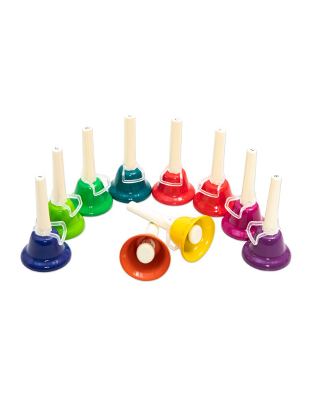 Vin84629,Set de 10 clopotei acordati diatonic, cu oprire