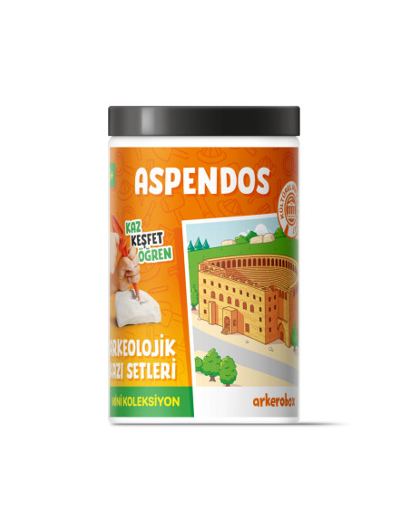 UP-ARK2551,Arkerobox - Mini set arheologic educational si puzzle 3D, Aspendos