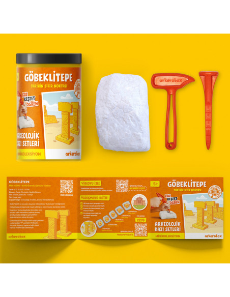 UP-ARK25605,Arkerobox - Mini set arheologic educational si puzzle 3D, Gobekli Tepe