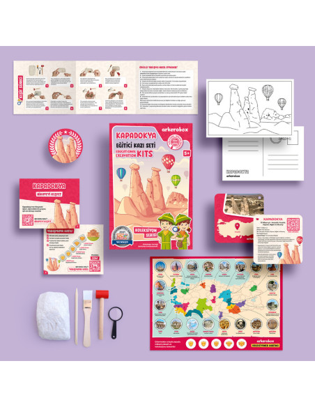 UP-ARK2261,Arkerobox - Set arheologic educational si puzzle 3D, Cappadocia