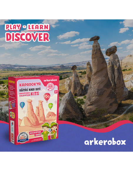 UP-ARK2261,Arkerobox - Set arheologic educational si puzzle 3D, Cappadocia