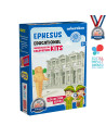 UP-ARK2292,Arkerobox - Set arheologic educational si puzzle 3D, Efes - Biblioteca Celsus