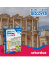 UP-ARK2292,Arkerobox - Set arheologic educational si puzzle 3D, Efes - Biblioteca Celsus