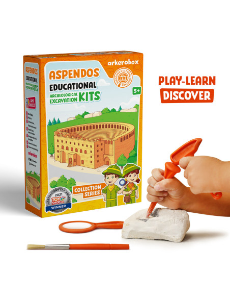 UP-ARK2407,Arkerobox - Set arheologic educational si puzzle 3D, Aspendos