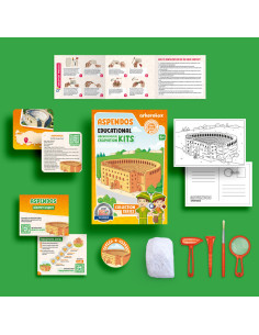 UP-ARK2407,Arkerobox - Set arheologic educational si puzzle 3D, Aspendos 2