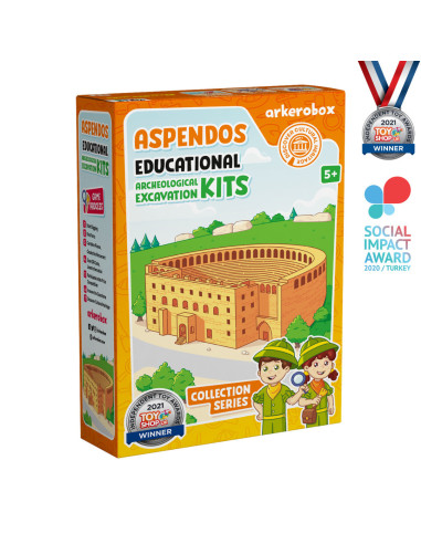 UP-ARK2407,Arkerobox - Set arheologic educational si puzzle 3D, Aspendos