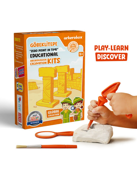 UP-ARK2278,Arkerobox - Set arheologic educational si puzzle 3D, Gobekli Tepe