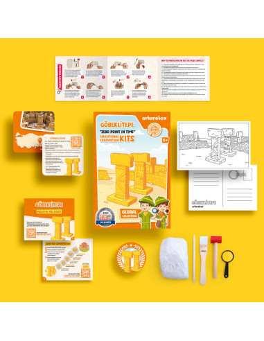 UP-ARK2278,Arkerobox - Set arheologic educational si puzzle 3D, Gobekli Tepe