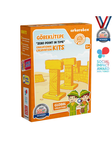 UP-ARK2278,Arkerobox - Set arheologic educational si puzzle 3D, Gobekli Tepe
