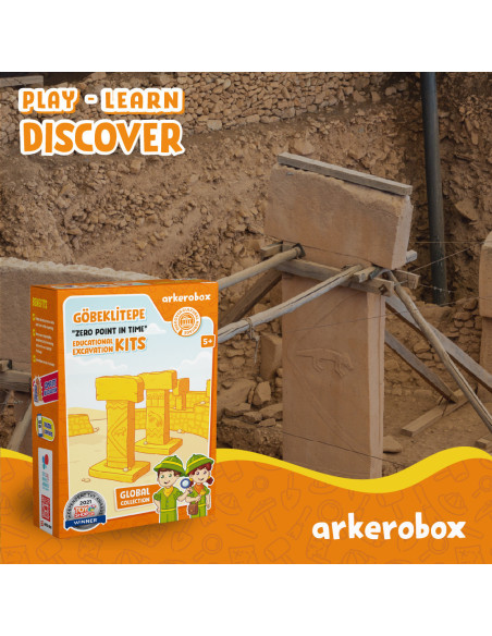 UP-ARK2278,Arkerobox - Set arheologic educational si puzzle 3D, Gobekli Tepe