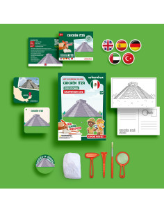 UP-ARK2421,Arkerobox - Set arheologic educational si puzzle 3D, Chichen Itza 2
