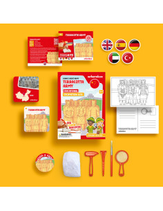 UP-ARK2438,Arkerobox - Set arheologic educational si puzzle 3D, Armata de teracota 2