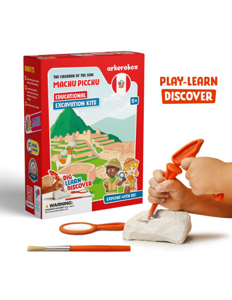 UP-ARK2445,Arkerobox - Set arheologic educational si puzzle 3D, Machu Picchu