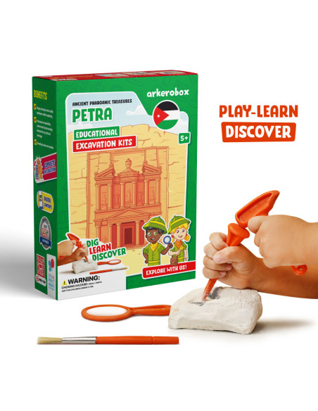 UP-ARK2476,Arkerobox - Set arheologic educational si puzzle 3D, Petra