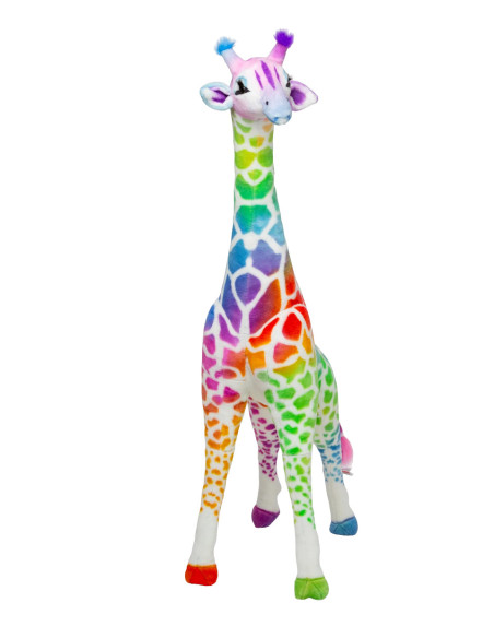MD32203,Melissa&Doug - Girafa gigant din plus Rainbow