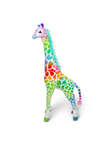 MD32203,Melissa&Doug - Girafa gigant din plus Rainbow