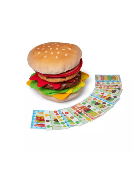 MD32402,Joc educativ de stivuire si potrivire Burgerul gigant