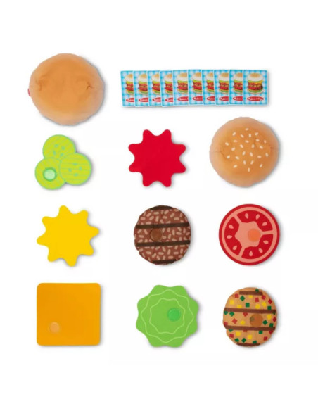 MD32402,Joc educativ de stivuire si potrivire Burgerul gigant