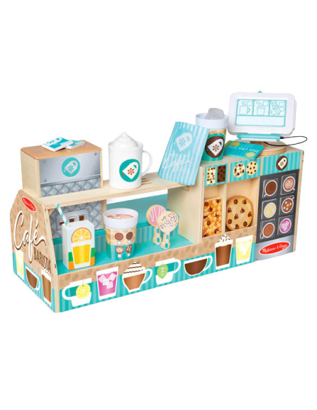 MD30602,Set de joaca din lemn cu accesorii Ne jucam de-a Cafeneaua - Barista