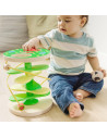 MD30735,Centru de joaca pentru dezvoltarea motricitatii la bebe si toddler Casuta din copac cu rollercoaster
