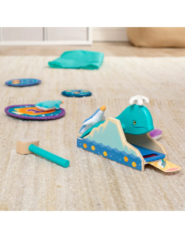 MD92301,Set de joaca din lemn Pinguinii Zburatori - colectia Distractie la targ MD92301,Set de joaca din lemn Pinguinii Zburatori - colectia Distractie la targ