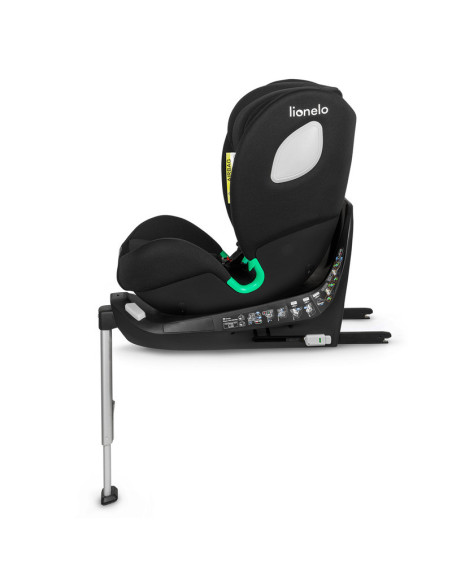 BN-LO-BRAAM_I-SIZE_BLACK_CARBON,Scaun auto, Lionelo, i-Size Braam, 0-36 Kg, 40-150 cm, Cu isofix si picior de fixare, Protectie 