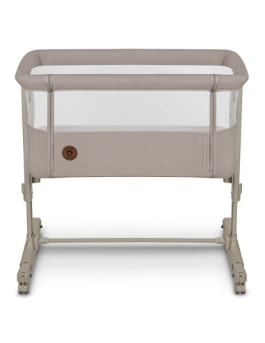 BN-LO-AURORA_BEIGE_SAND,Patut co-sleeper, Lionelo, Aurora, 3 in 1, Cu leganare si setare unghiulara, Include saltea cu densitate