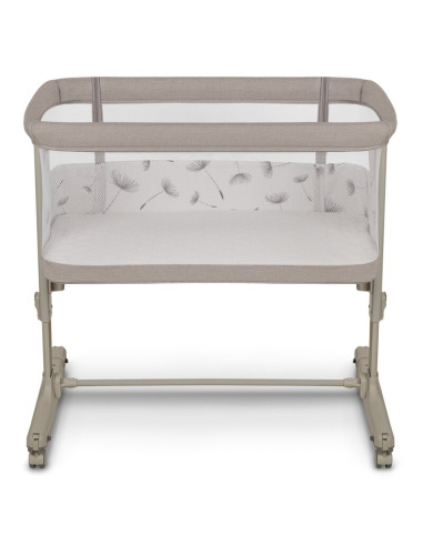 BN-LO-AURORA_BEIGE_SAND,Patut co-sleeper, Lionelo, Aurora, 3 in 1, Cu leganare si setare unghiulara, Include saltea cu densitate