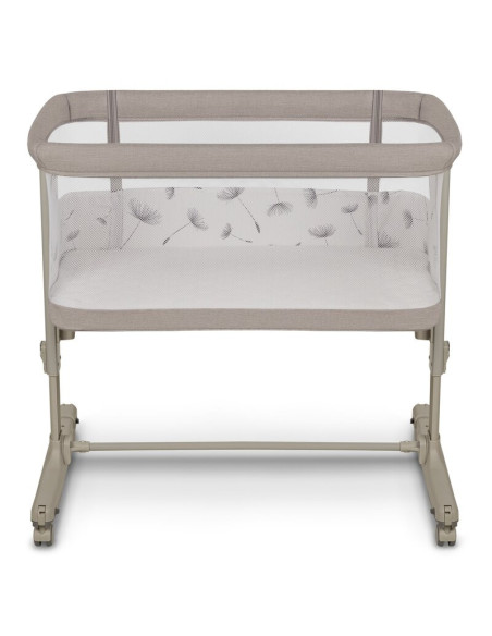 BN-LO-AURORA_BEIGE_SAND,Patut co-sleeper, Lionelo, Aurora, 3 in 1, Cu leganare si setare unghiulara, Include saltea cu densitate