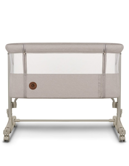 BN-LO-AURORA_BEIGE_SAND,Patut co-sleeper, Lionelo, Aurora, 3 in 1, Cu leganare si setare unghiulara, Include saltea cu densitate