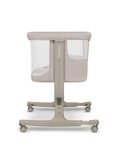 BN-LO-AURORA_BEIGE_SAND,Patut co-sleeper, Lionelo, Aurora, 3 in 1, Cu leganare si setare unghiulara, Include saltea cu densitate