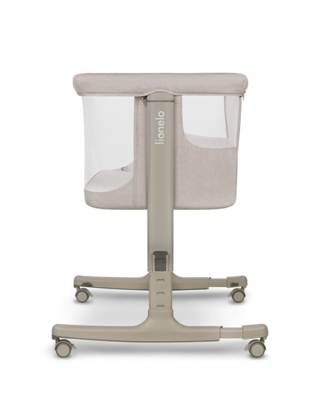 BN-LO-AURORA_BEIGE_SAND,Patut co-sleeper, Lionelo, Aurora, 3 in 1, Cu leganare si setare unghiulara, Include saltea cu densitate
