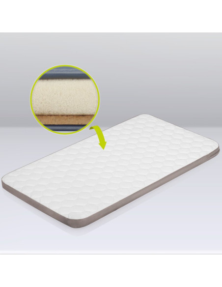 BN-LO-AURORA_BEIGE_SAND,Patut co-sleeper, Lionelo, Aurora, 3 in 1, Cu leganare si setare unghiulara, Include saltea cu densitate