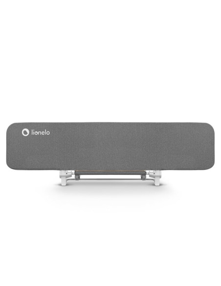 BN-LO-LORA_XL_GREY_STONE,Bariera de protectie pentru pat, Lionelo, Lora XL, Pliabila, Sistem de blocare StandSafe, Geanta de tra