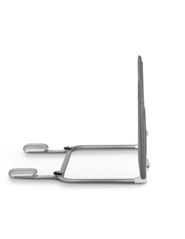 BN-LO-LORA_XL_GREY_STONE,Bariera de protectie pentru pat, Lionelo, Lora XL, Pliabila, Sistem de blocare StandSafe, Geanta de tra