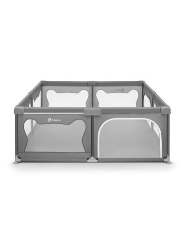 BN-LO-WILLOW_XL_GREY_CONCRETE,Tarc de joaca copii, Lionelo, Willow XL,180 x 200 cm, Pliere compacta, Include geanta de transport