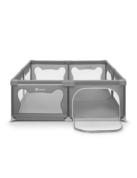 BN-LO-WILLOW_XL_GREY_CONCRETE,Tarc de joaca copii, Lionelo, Willow XL,180 x 200 cm, Pliere compacta, Include geanta de transport