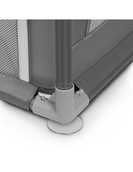 BN-LO-WILLOW_XL_GREY_CONCRETE,Tarc de joaca copii, Lionelo, Willow XL,180 x 200 cm, Pliere compacta, Include geanta de transport