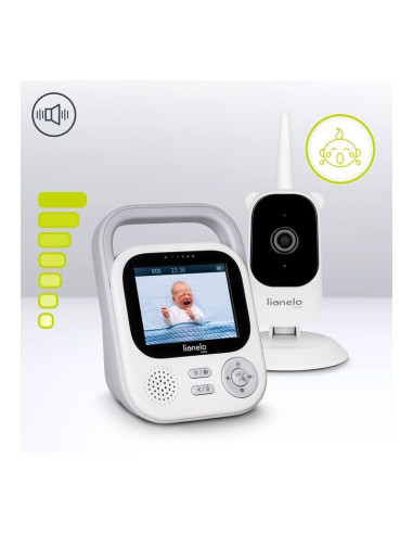 BN-LOC-BABYLINE_3.2_WHITE,Video monitor, Lionelo, Babyline 3.2, Full HD, Comunicare bidirectionala, 2.8 inch, Cu sunete si mod d BN-LOC-BABYLINE_3.2_WHITE,Video monitor, Lionelo, Babyline 3.2, Full HD, Comunicare bidirectionala, 2.8 inch, Cu sunete si mod d