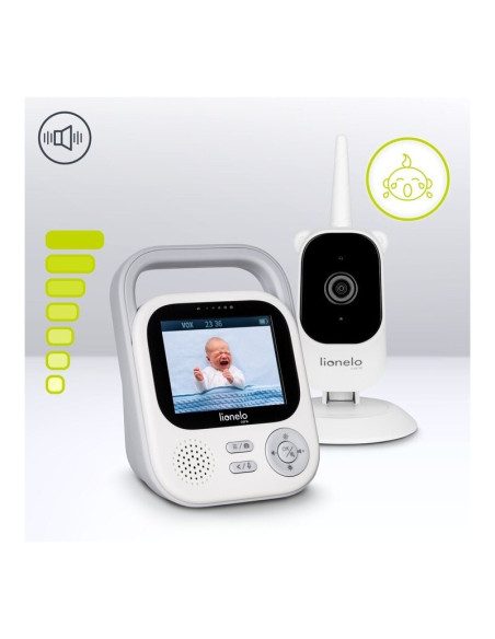 BN-LOC-BABYLINE_3.2_WHITE,Video monitor, Lionelo, Babyline 3.2, Full HD, Comunicare bidirectionala, 2.8 inch, Cu sunete si mod d BN-LOC-BABYLINE_3.2_WHITE,Video monitor, Lionelo, Babyline 3.2, Full HD, Comunicare bidirectionala, 2.8 inch, Cu sunete si mod d