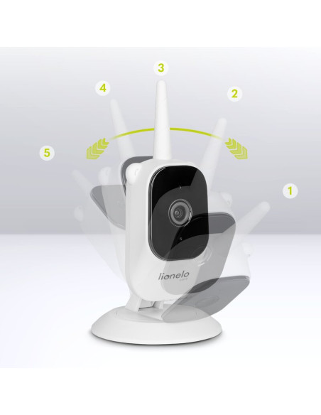 BN-LOC-BABYLINE_3.2_WHITE,Video monitor, Lionelo, Babyline 3.2, Full HD, Comunicare bidirectionala, 2.8 inch, Cu sunete si mod d BN-LOC-BABYLINE_3.2_WHITE,Video monitor, Lionelo, Babyline 3.2, Full HD, Comunicare bidirectionala, 2.8 inch, Cu sunete si mod d