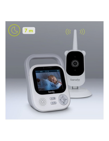 BN-LOC-BABYLINE_3.2_WHITE,Video monitor, Lionelo, Babyline 3.2, Full HD, Comunicare bidirectionala, 2.8 inch, Cu sunete si mod d BN-LOC-BABYLINE_3.2_WHITE,Video monitor, Lionelo, Babyline 3.2, Full HD, Comunicare bidirectionala, 2.8 inch, Cu sunete si mod d