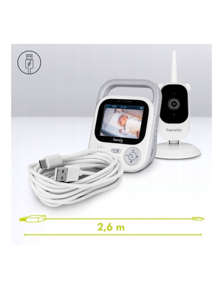 BN-LOC-BABYLINE_3.2_WHITE,Video monitor, Lionelo, Babyline 3.2, Full HD, Comunicare bidirectionala, 2.8 inch, Cu sunete si mod d BN-LOC-BABYLINE_3.2_WHITE,Video monitor, Lionelo, Babyline 3.2, Full HD, Comunicare bidirectionala, 2.8 inch, Cu sunete si mod d